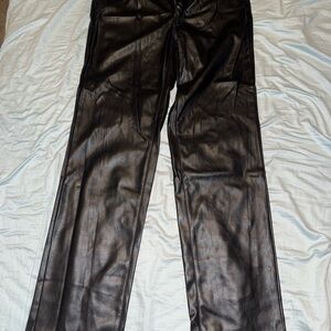 Women’s Universal Thread (Target) Black Leather Pants